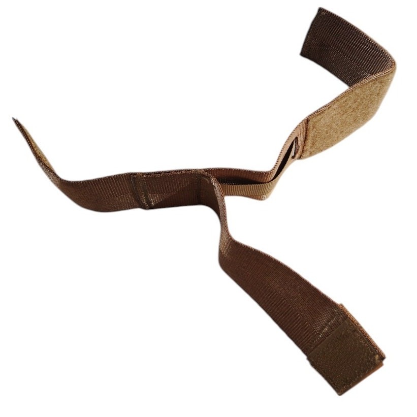 Custom Gear Cable Organizer Strap Coyote 10"x1.75" Hook & Loop
