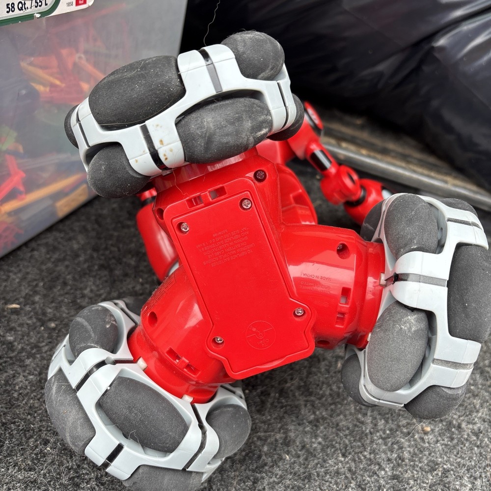 RARE 2007 WowWee Tri-Bot Talking Robot No Remote UNTESTED AS IS