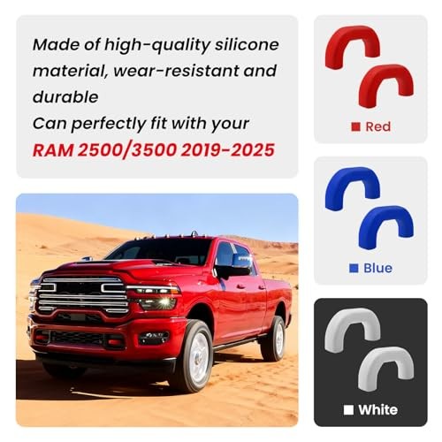 Custom Front Tow Hook Covers for RAM 2500/3500 (2019-2026) – Personalized