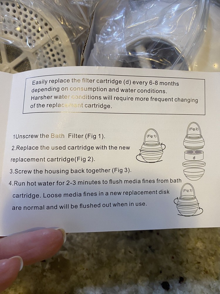 New Universal Bath Spicket water filtration system ( Water Filter)