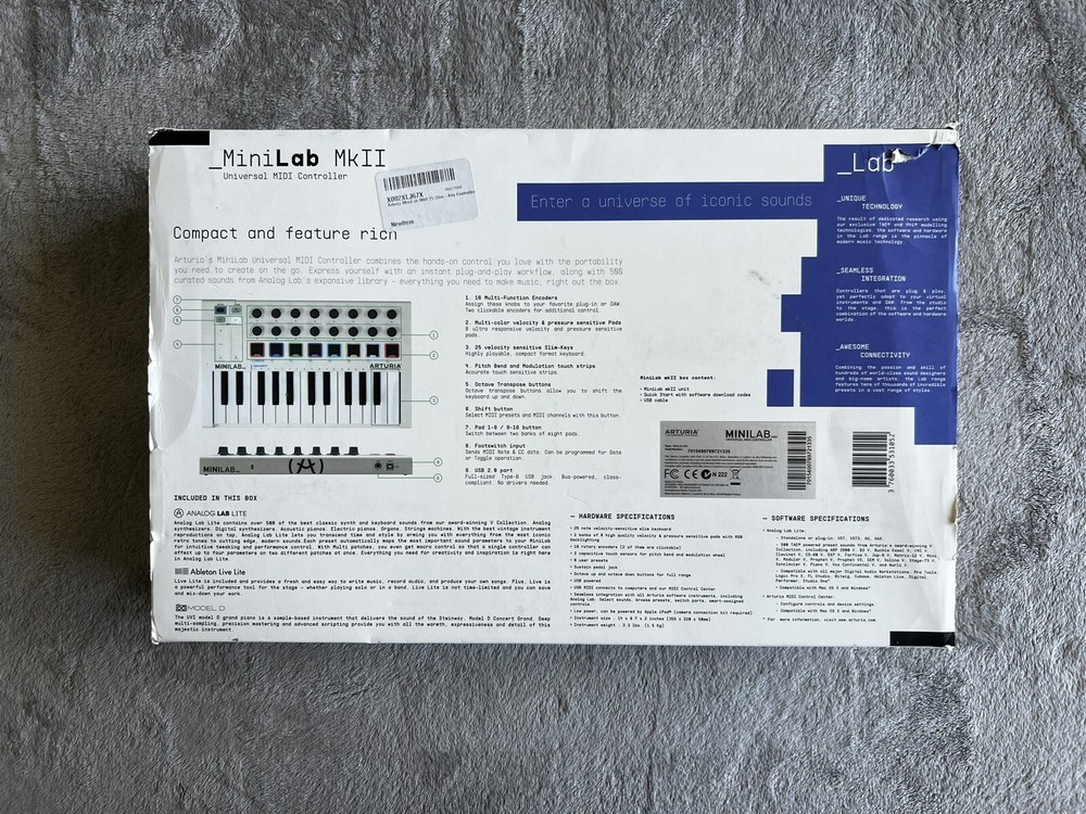 Arturia MiniLab MKII Universal MIDI Controller 