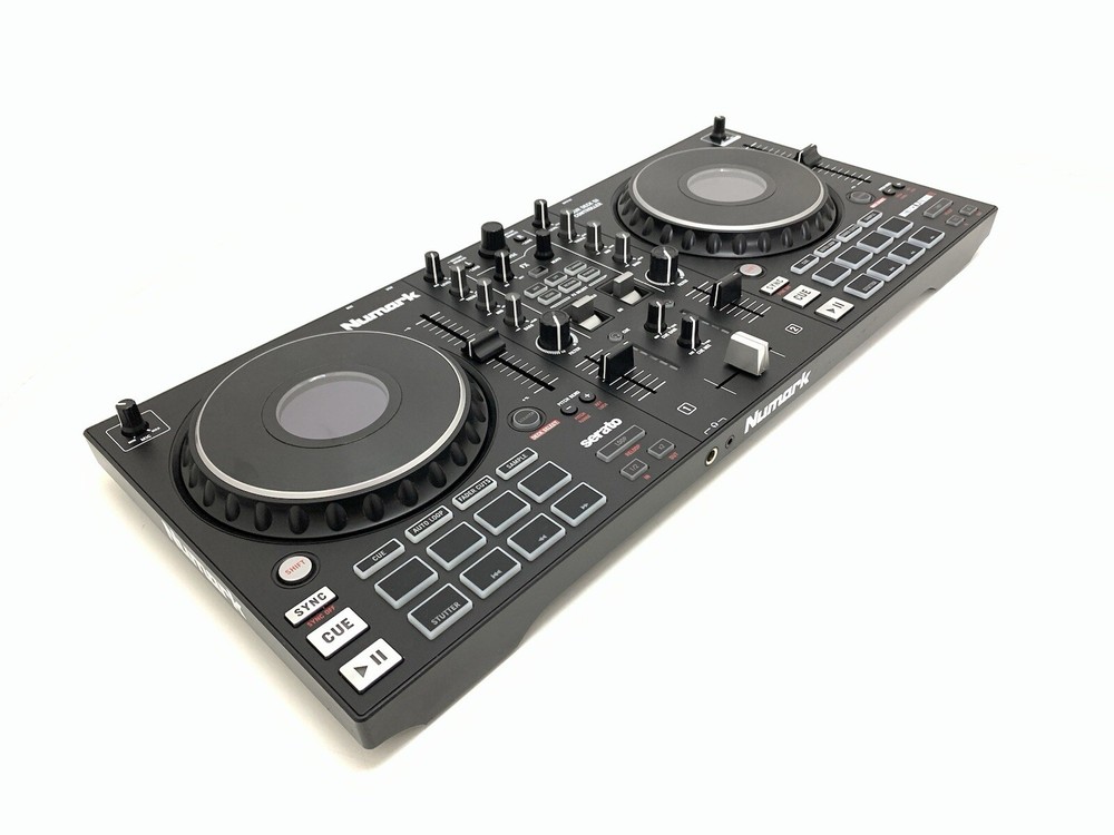 Numark Mixtrack Platinum FX 4 Deck DJ Controller Serato USB Mixer Work Good Look
