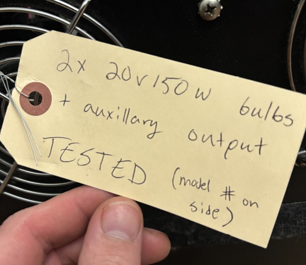 Fiber Optic Light Source 010-2417-001 2-Channel