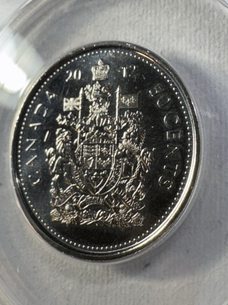 2012 Canada 50 Cents Coin Graded MS 67 by ANACS