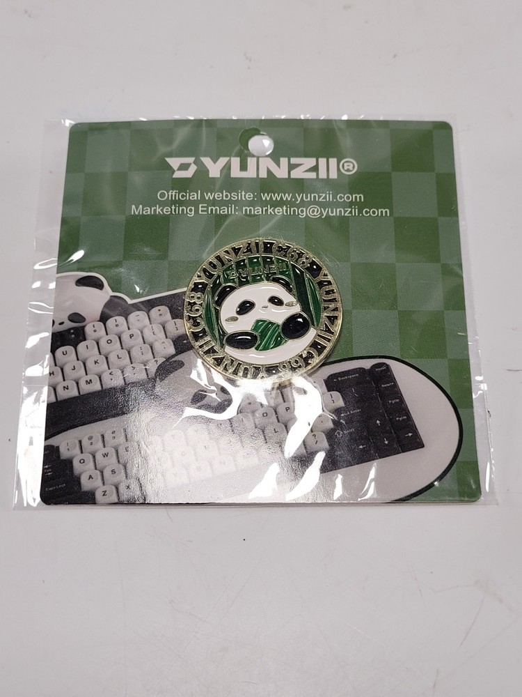 Yunzii C68 Panda Keyboard Enamel Pin