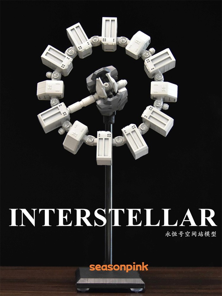 Interstellar Endurance Space Station Rotatable Model Collection Figure W/Base