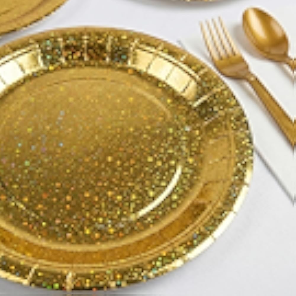 ling Star Patterned Disposable Tableware Set, 201 Pieces, Tablecloths