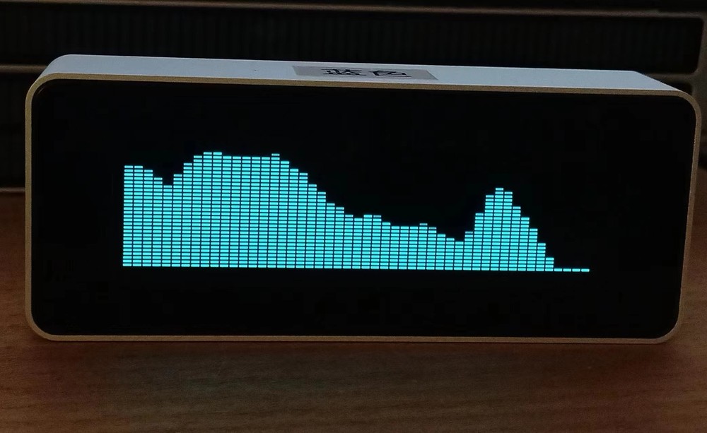 Hi-end OLED Sound Level Meter Audio Spectrum Analyzer Digital Home Decor Clock