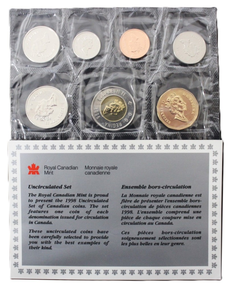 1998 Canada Proof Like OTTAWA Set