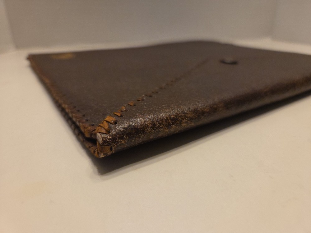 Vintage Leather Document Holder /folder / portfolio