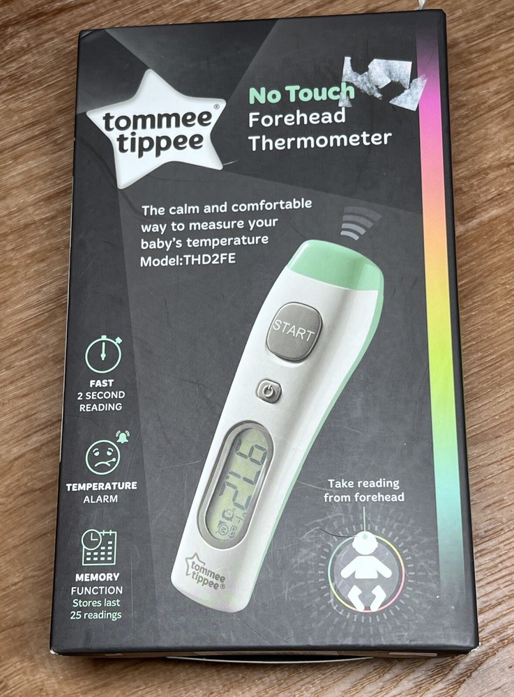 Tommee Tippee Digi Quick Read Non-Intrustive No Touch Forehead Thermometer Set