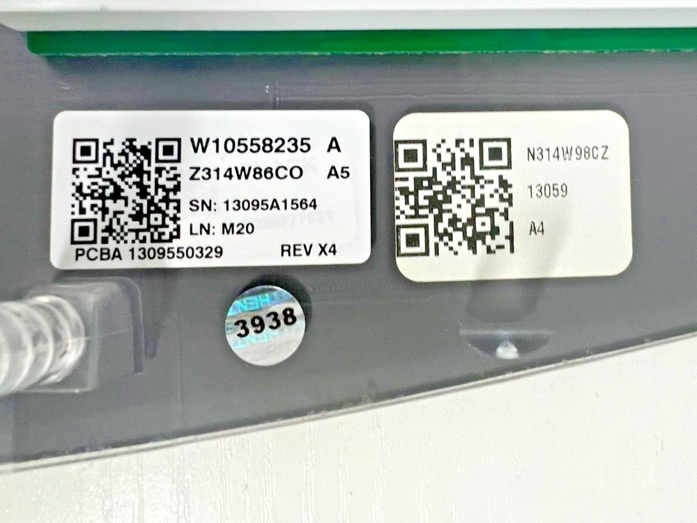 Genuine Whirlpool Control Panel | WPW10558235 W10558235