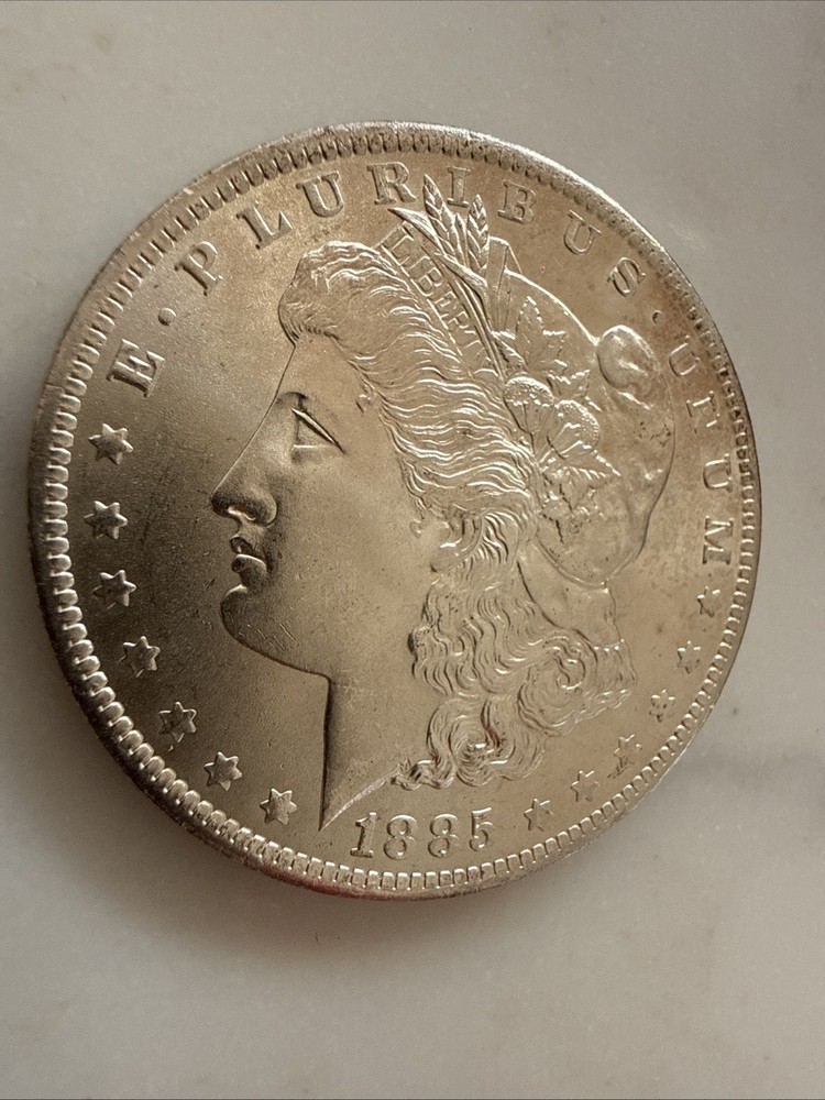 1885-O Morgan Silver Dollar Gem 65+.
