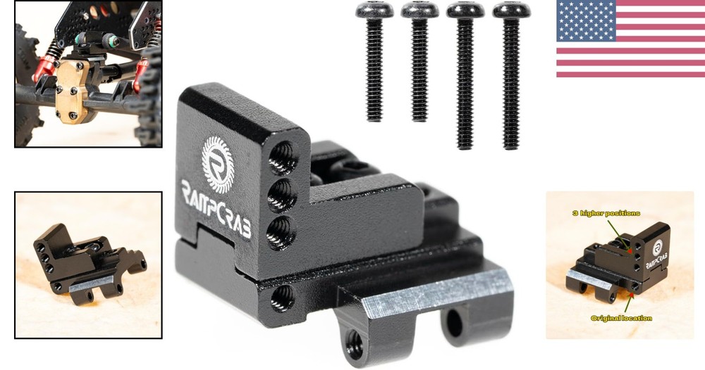 High-Performance Adjustable Upper Mount for AX24 Crawler - Enhanced Stability