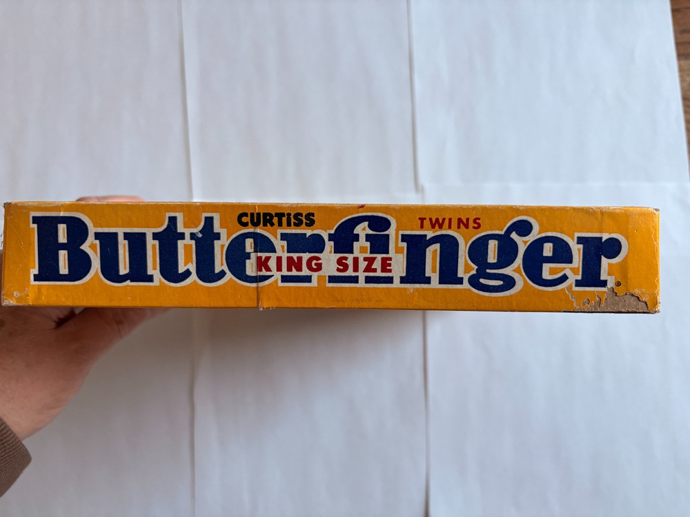 Vintage Curtiss Butterfinger Candy Box Display