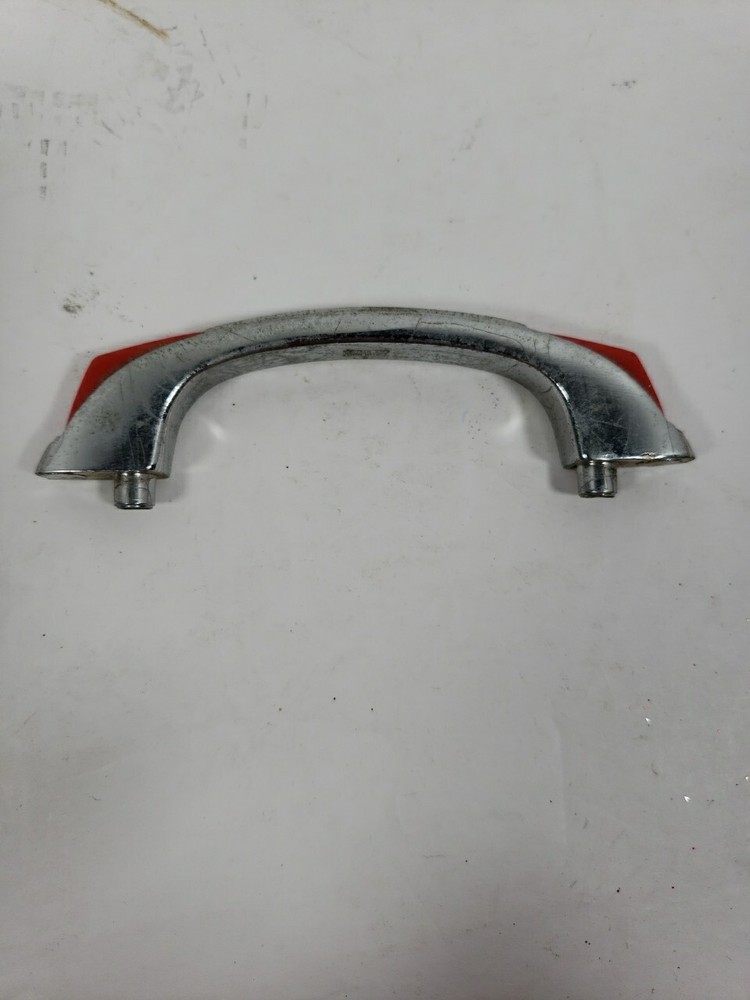 Vintage Stanley Cabinet Handle Pull Chrome MCM Art Deco Latch Red,price Per Pull