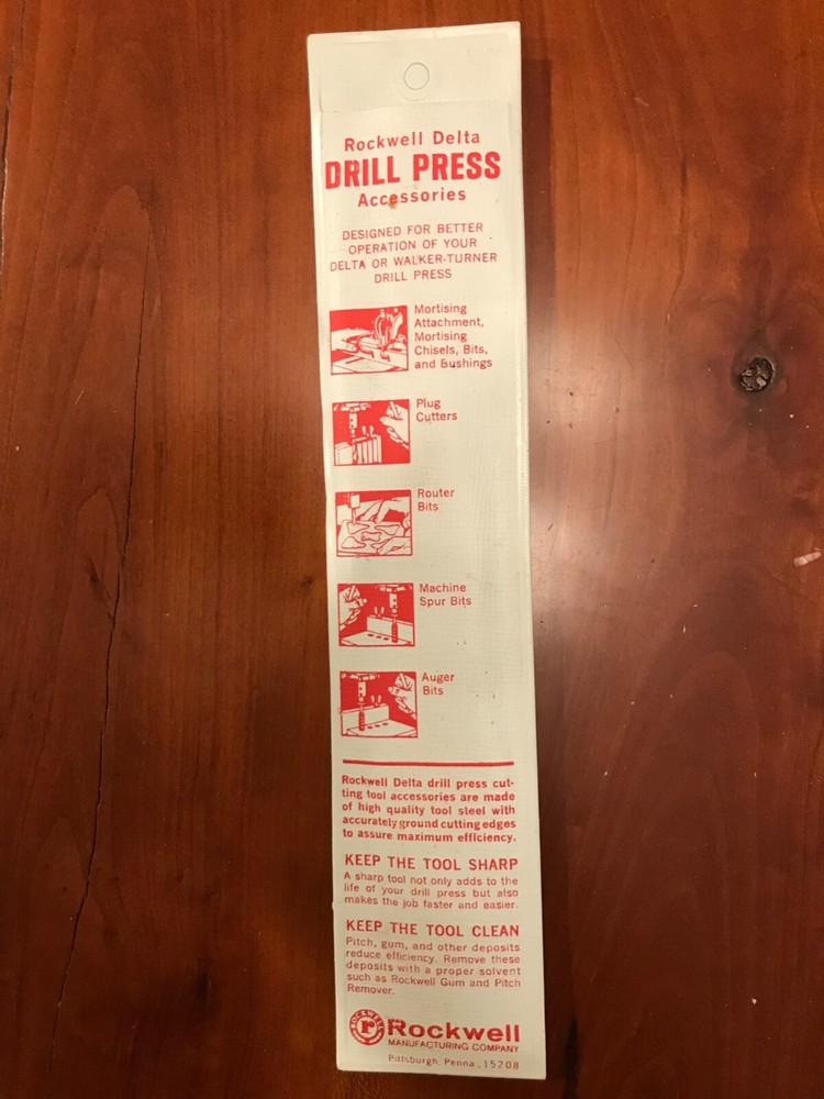 Vintage Rockwell 5/16" Mortising Bit