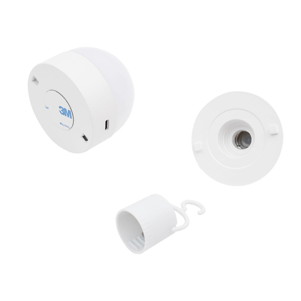 3-Color Rechargeable Light Bulb E26 Rechargeable Light Bulbs w/Remote Control