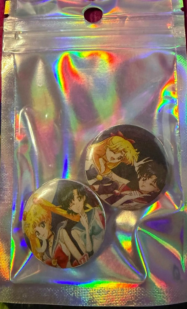 Zombie Becky's Buttons 2 Button Bundle Sailor Moon