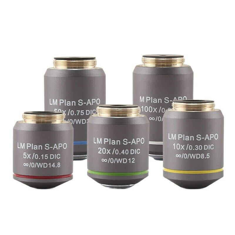 LM Plan S-APO 5X-100X Infinite Differential Interference Bright Field Objective