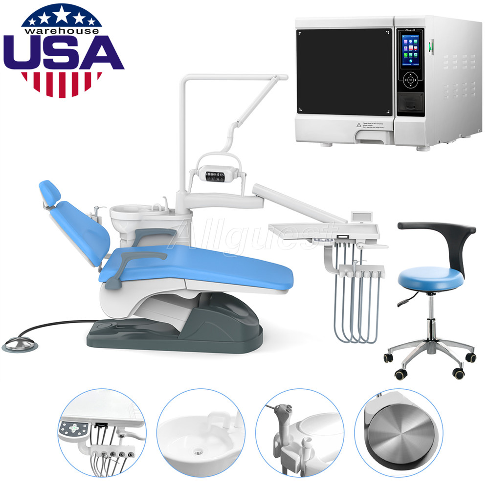 Dental Unit Chair Integral Computer Controlled/ClassB Autoclave Steam Sterilizer