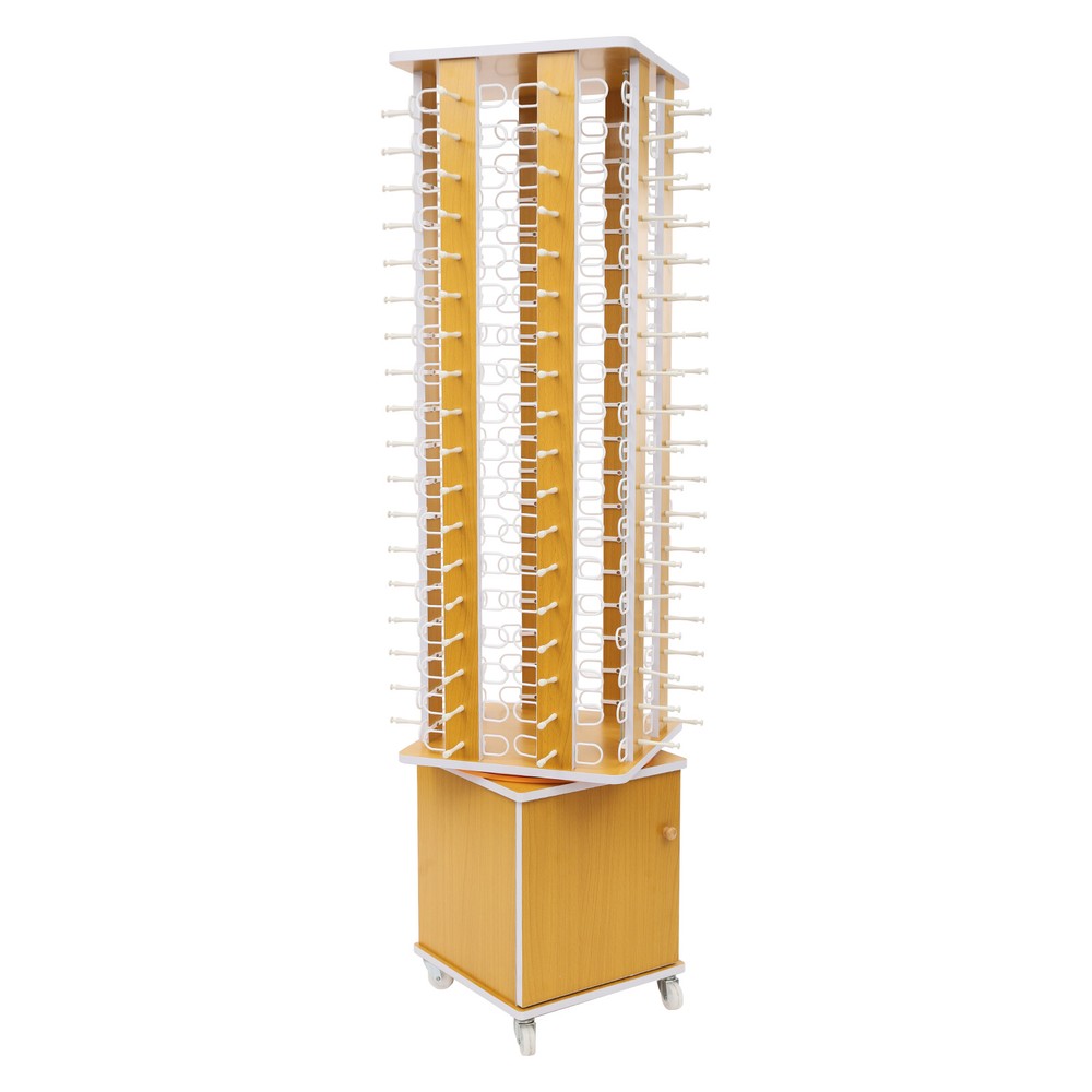 144 Pair Sunglasses Display Rack Rotating Floor-standing Eyeglass Holder