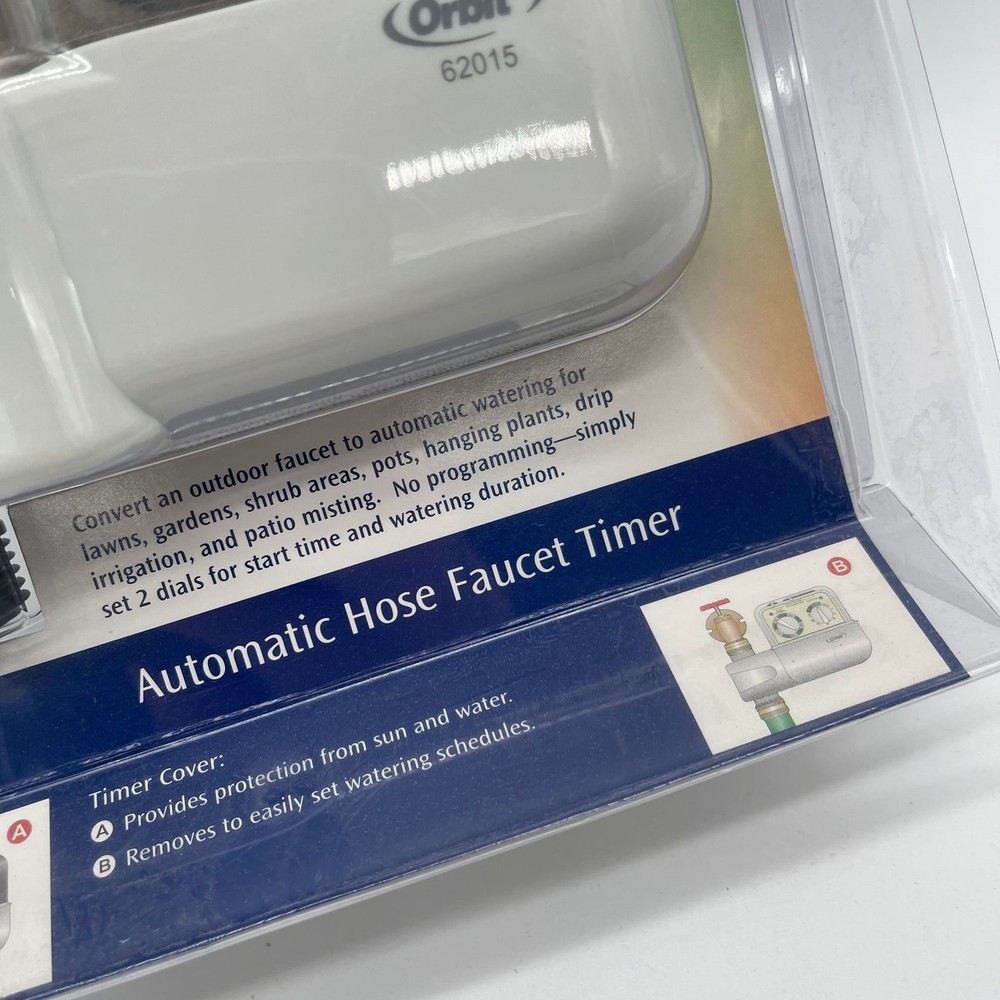 Orbit WaterMaster 62015 Automatic 2-Dial Battery Operated Hose Faucet Timer