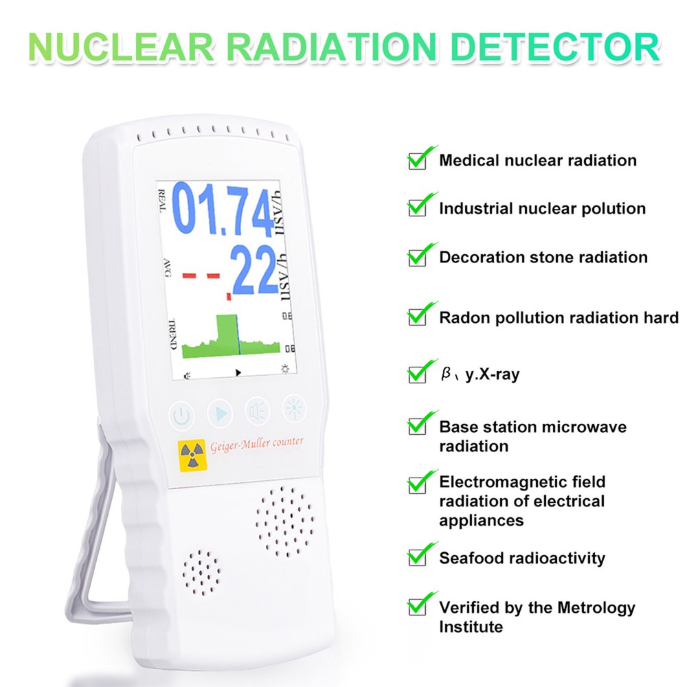 Handheld Nuclear Radiation Detector with Dosimeter Function