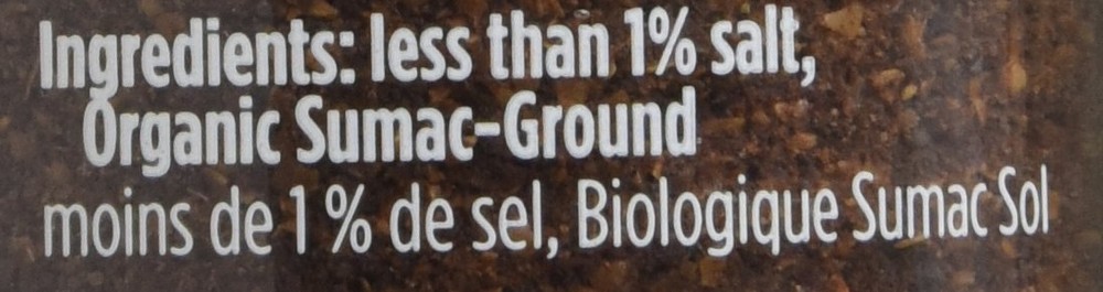 Spicely Organics Organic Sumac 2 Oz