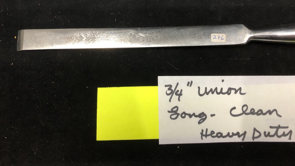 Vintage 3/4” long Firmer Socket Chisel -UNION-