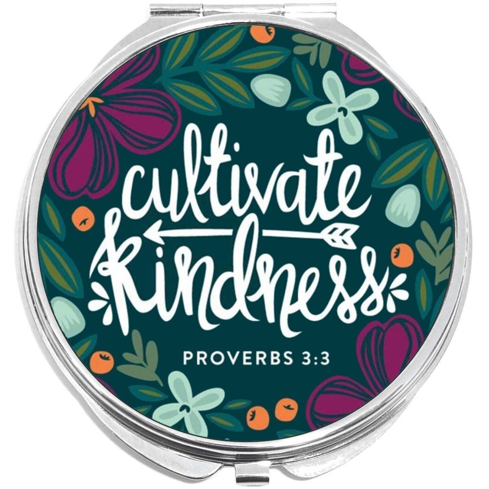 Cultivate Kindness Proverbs Compact with Mirrors - for Pocket or Purse