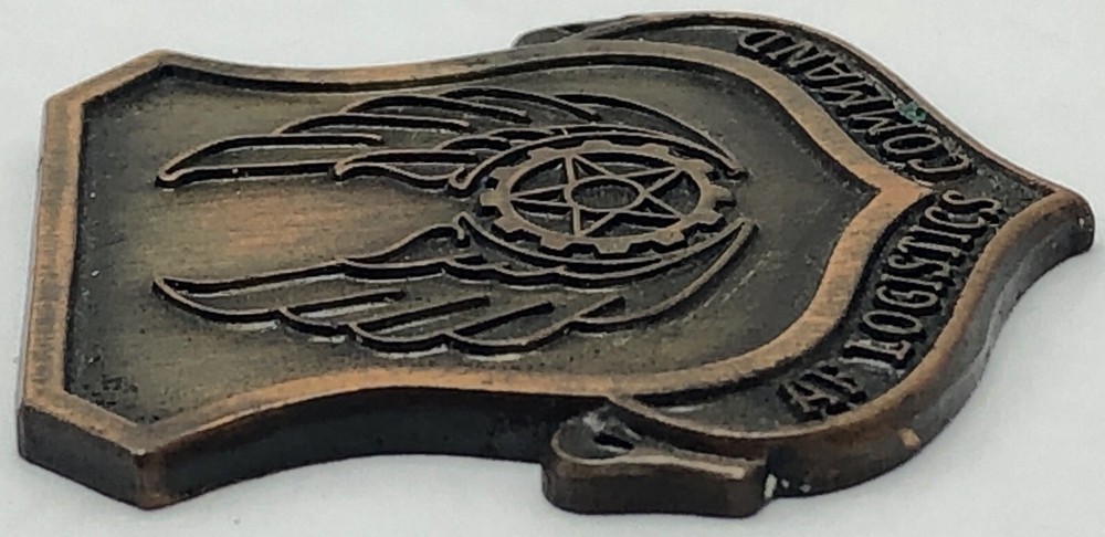 Vintage AF Logistics Command Trophy Plate Challenge Coin USAF