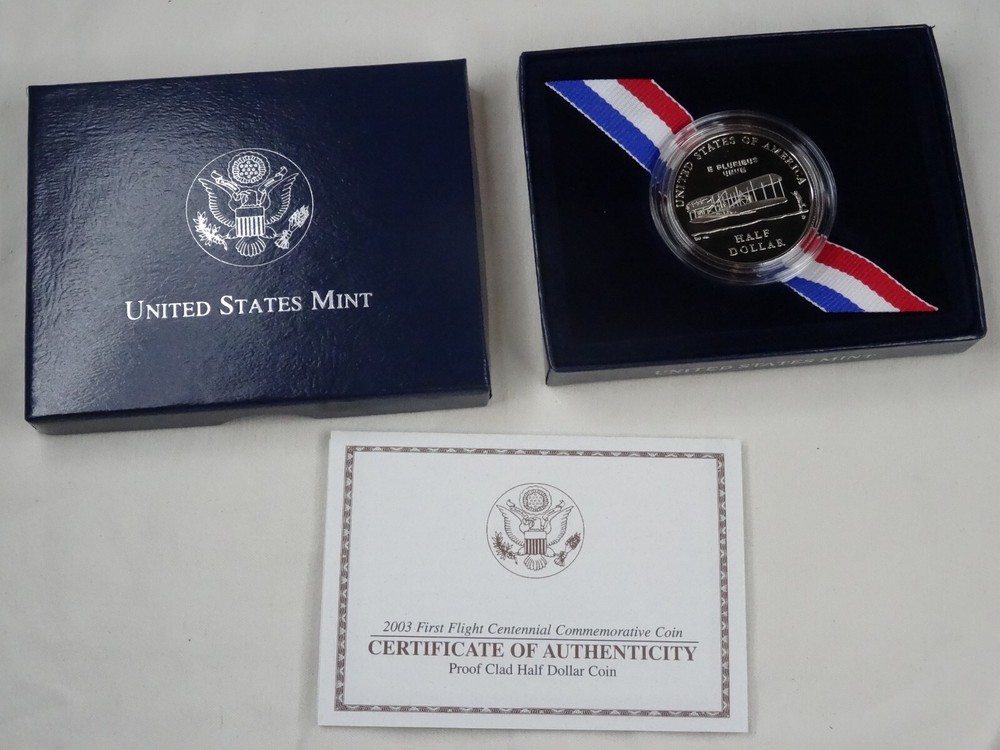 2003 P First Flight Wright Brothers Commemorative Half Dollar Proof US Mint 50C