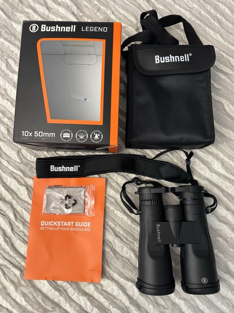 Bushnell Legend 10x50mm Binoculars New (Open Box)