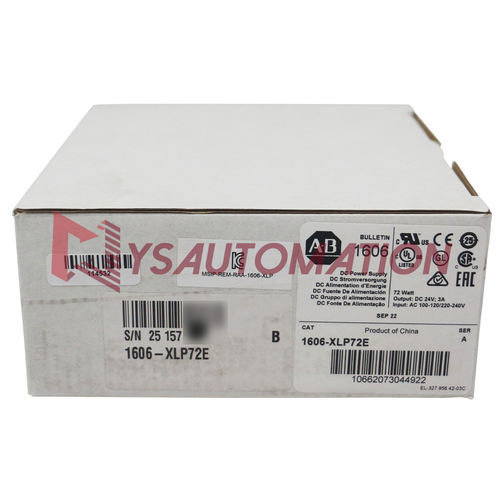 Branded YG Allen-Bradley 1606-XLP72E Power Supply Factory Sealed 1606XLP72E
