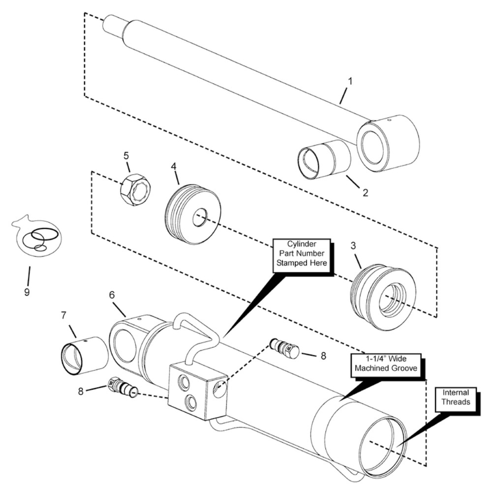 Gehl L99987 Check Outrigger Valve