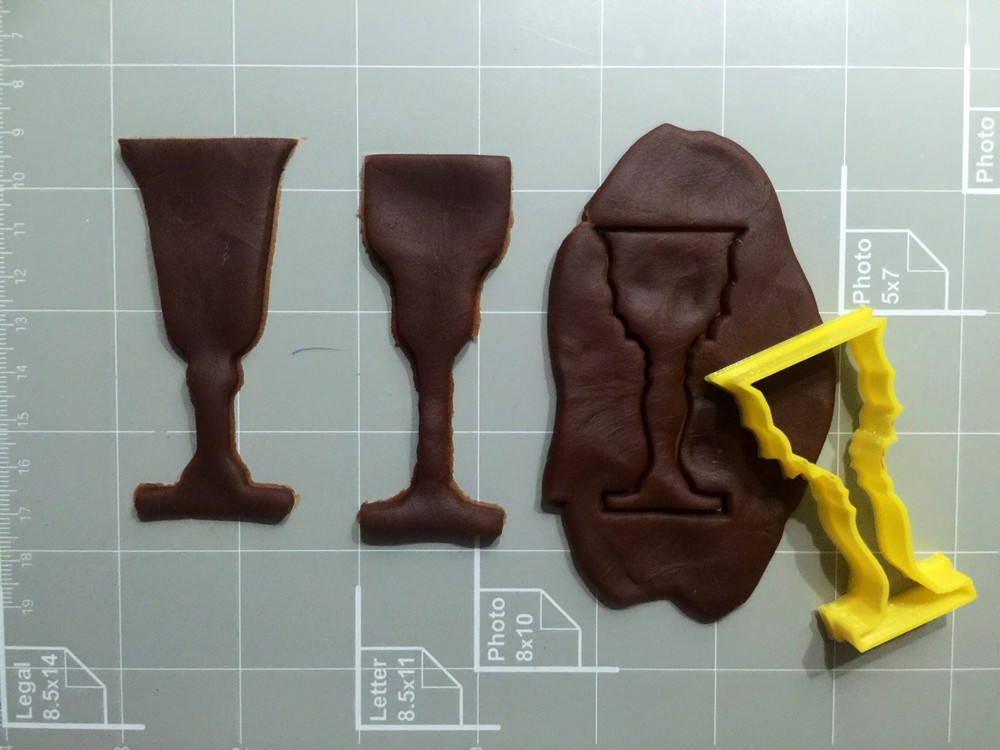 Wine Glasses Cookie Cutter (Set)