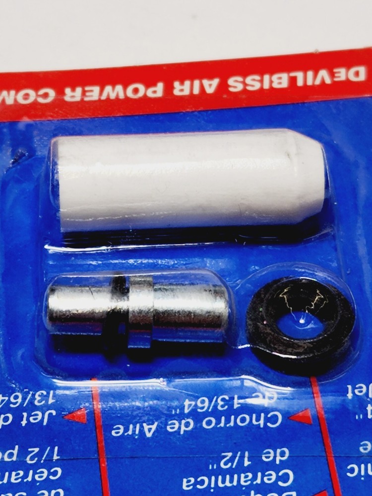 Devilbiss AC170 Ceramic Sandblast Nozzle & Air Jet Kit 2PK