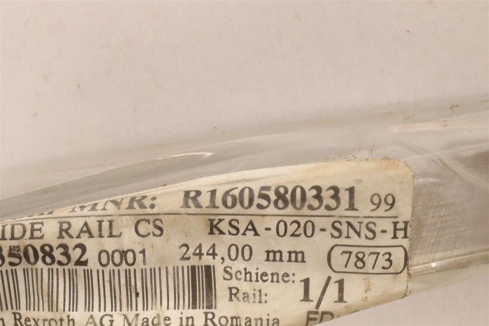 REXROTH LINEAR GUIDE RAIL R160580331