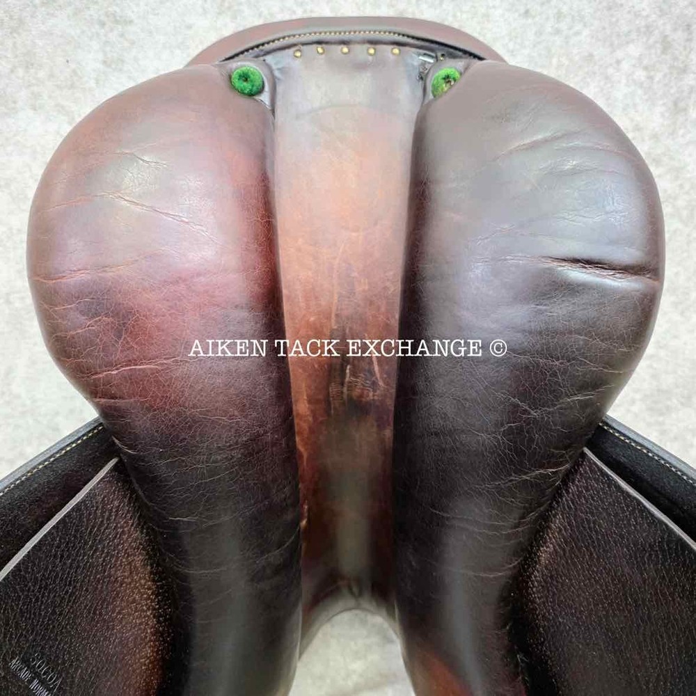 2003 Devoucoux Socoa Jump Saddle, 17" Seat, 2 Flap (Read Description)