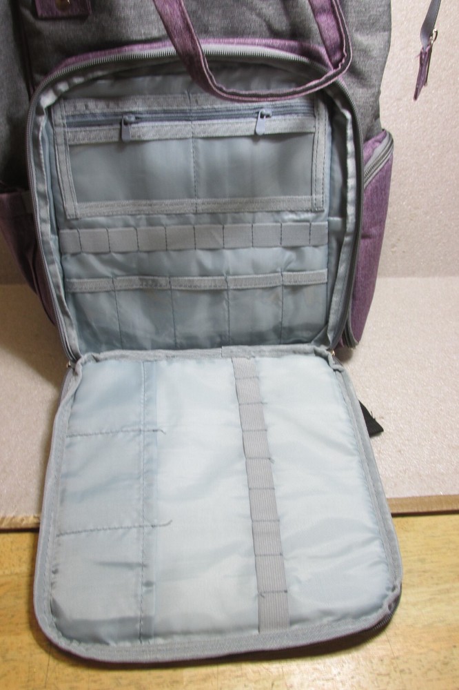 CROTCHET, NEEDLE-CRAFT, CRAFTS BACK-PACK w/ MULTIPLE COMPARTMENTS & HOLDERS