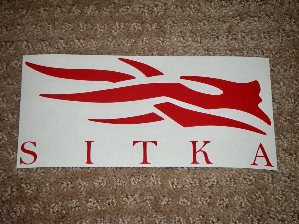 1 New Red Sitka Decal (LOOK)