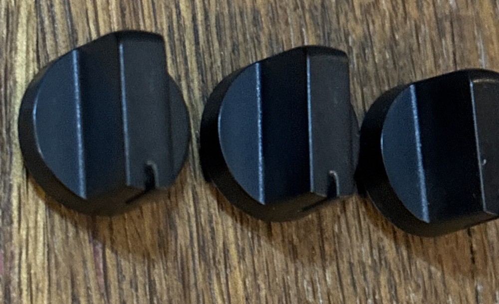 Nad 6325 Cassette Deck 3 Knob Adjustment Set OEM - Replacement Knobs