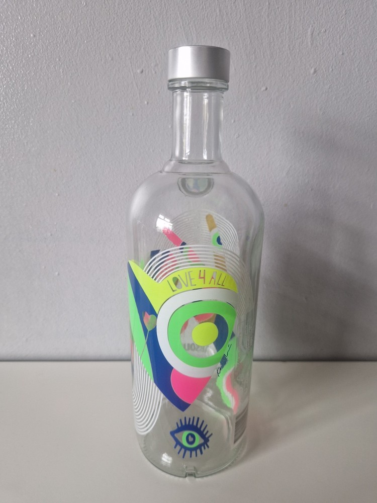 Absolut World Peace 4 All Empty 1 Litre Bottle