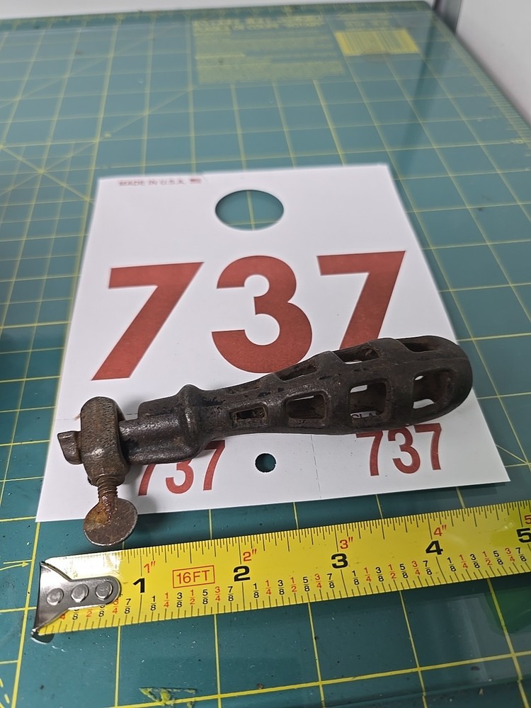 Vintage Metal file Handle - Cast Iron File Handle