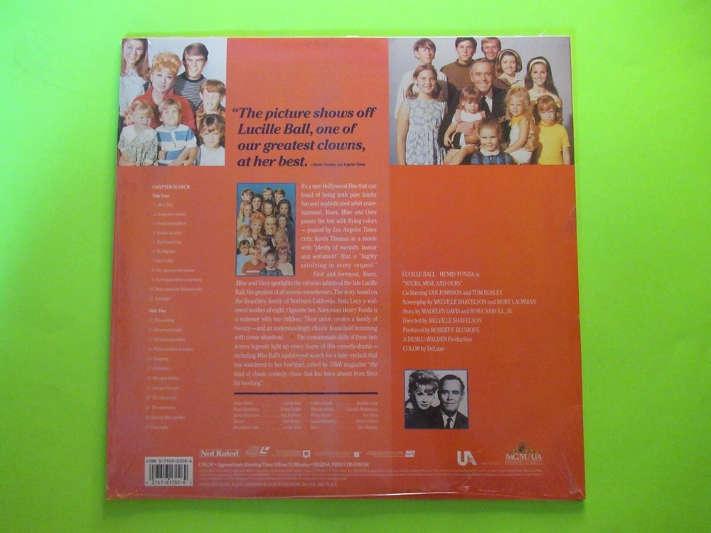 YOURS MINE OURS LASERDISC