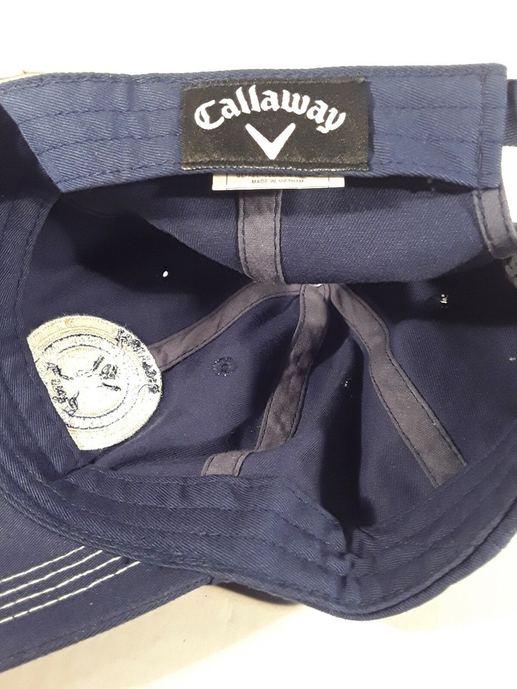 Callaway Golf McGladrey Hat PGA Team Championship Strap Back Cap Navy Adjustable