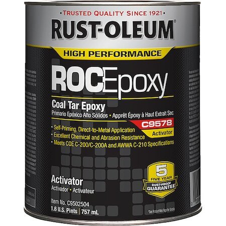 Rust-Oleum C9502504 Coal Tar Epoxy Activator,1 Qt.