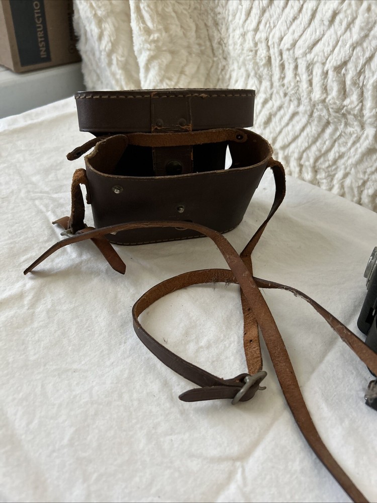 Vintage ANSCO Flash Clipper Camera (Untested) With Leather Case