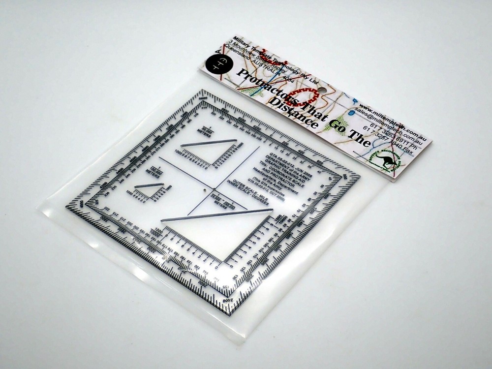 Coordinate Scale and Protractor - GTA 05-02-012 Jun 2008